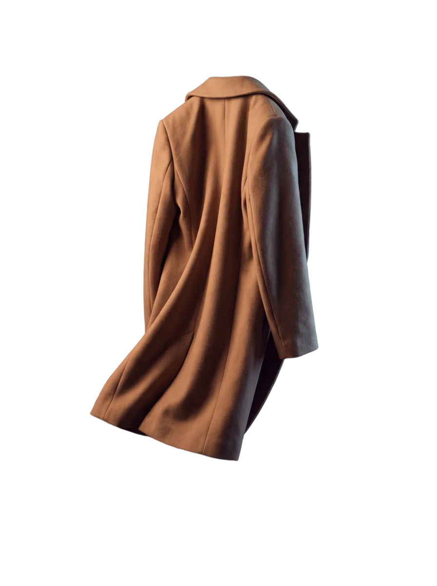 Camel coat cutout